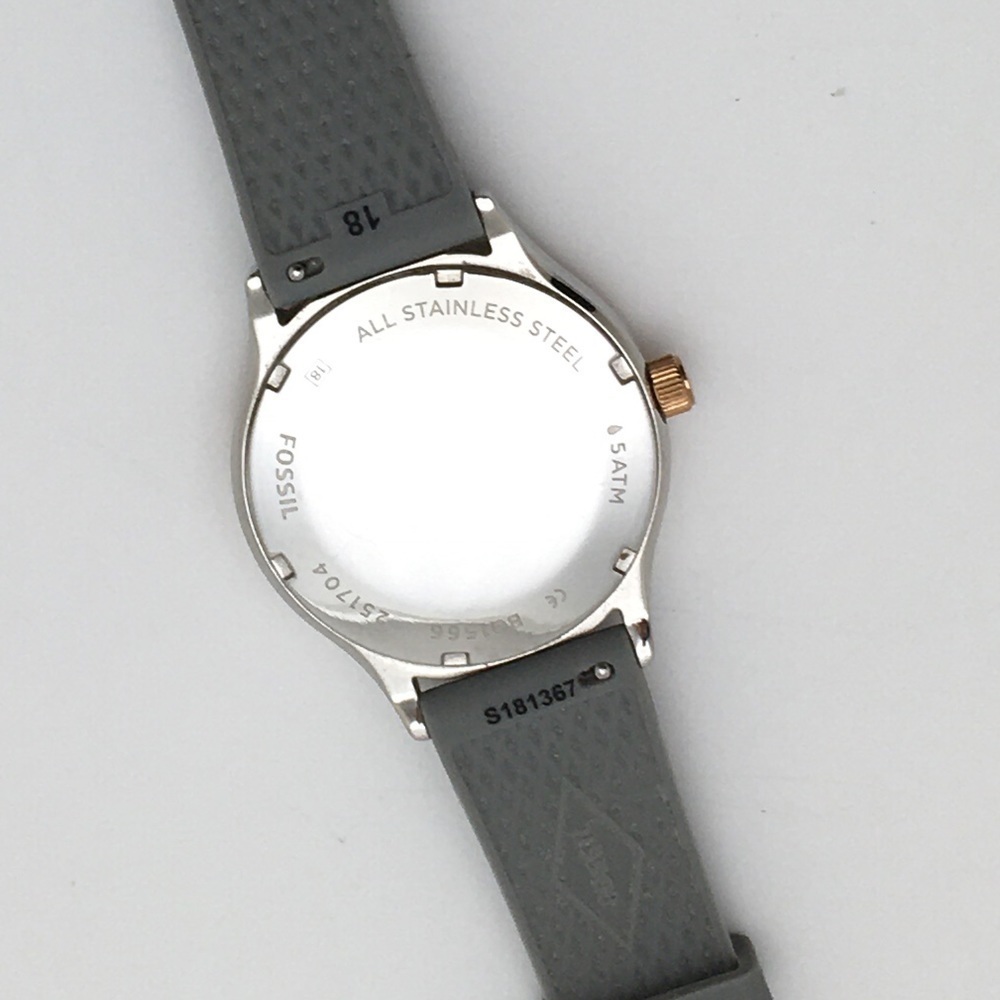 Fossil BQ1566 Gold Gray Stainless Steel Watch - Picture 11 of 14
